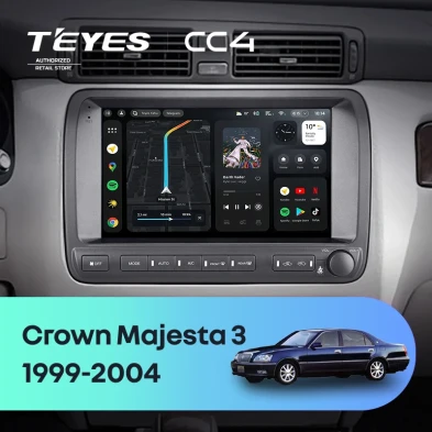 Штатная магнитола Teyes CC4 8/128 Toyota Crown Majesta 3 S170 (1999-2004)