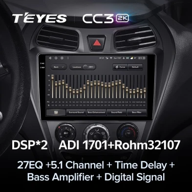 Штатная магнитола Teyes CC3 2K 6/128 Hyundai Eon (2012-2019)