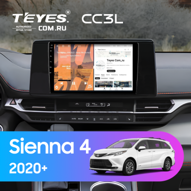 Штатная магнитола Teyes CC3L 4/32 Toyota Sienna 4 (2020-)