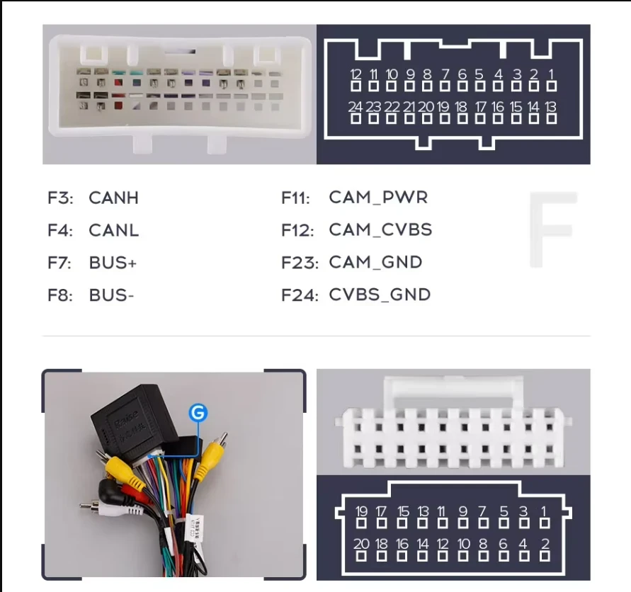 Проводка питания TEYES для Toyota + Canbus для подключения Android ГУ