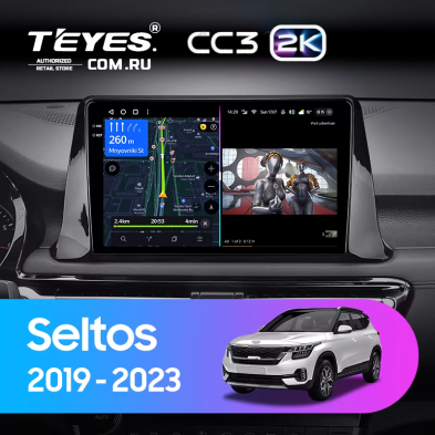 Штатная магнитола Teyes CC3 2K 6/128 Kia Seltos SP2 (2019-2023)