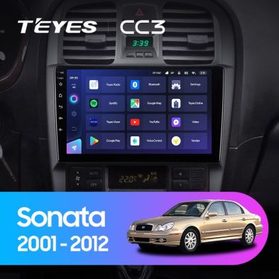 Штатная магнитола Teyes CC3 4/32 Hyundai Sonata EF рестайлинг (2001-2012)