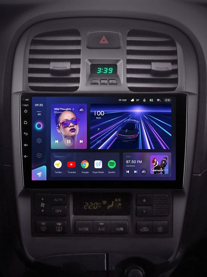 Штатная магнитола Teyes CC3 4/32 Hyundai Sonata EF рестайлинг (2001-2012)