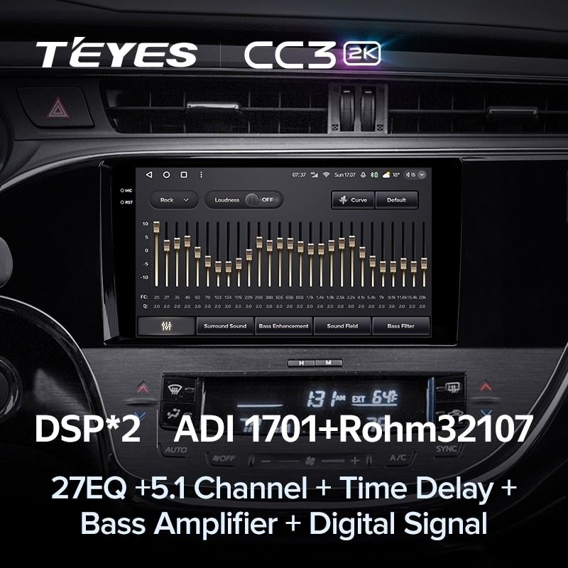Штатная магнитола Teyes CC3 2K 4/64 Toyota Avalon IV XX40 (2012-2018)