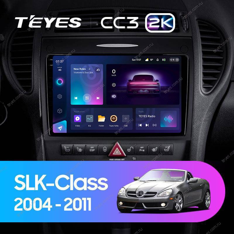 Штатная магнитола Teyes CC3 2K 4/32 Mercedes-Benz SLK-Class R171 (2004-2011)
