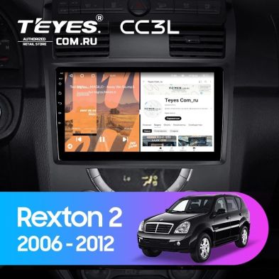 Штатная магнитола Teyes CC3L 4/32 SsangYong Rexton Y250 2 (2006-2012)