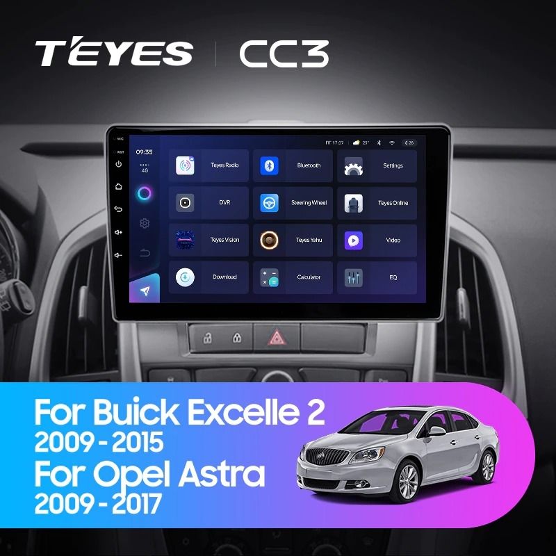 Штатная магнитола Teyes CC3 4/32 Opel Astra J (2009-2017)