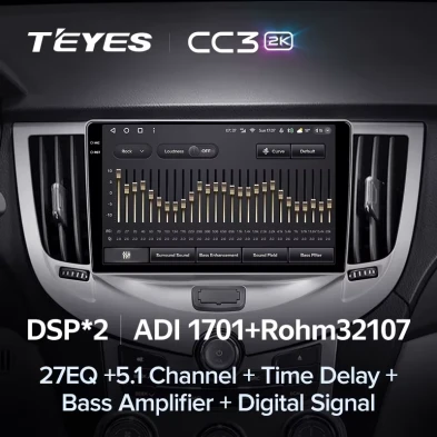 Штатная магнитола Teyes CC3 2K 6/128 Chery M11 A3 (2008-2015)