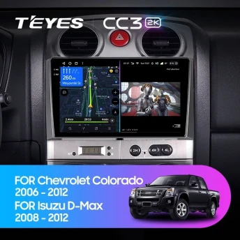 Штатная магнитола Teyes CC3 2K 6/128 Isuzu D-Max (2008-2012)