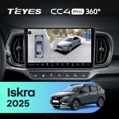 Штатная магнитола Teyes CC4 Pro 360 8/128 LADA Iskra SW Cross (2025-2026) Тип-B