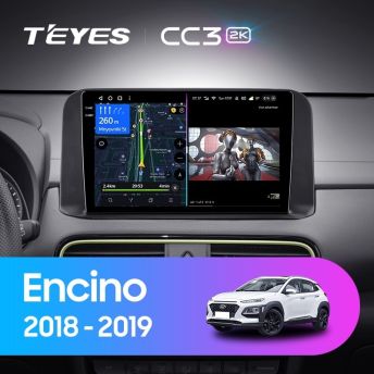 Штатная магнитола Teyes CC3 2K 6/128 Hyundai Encino (2018-2019)