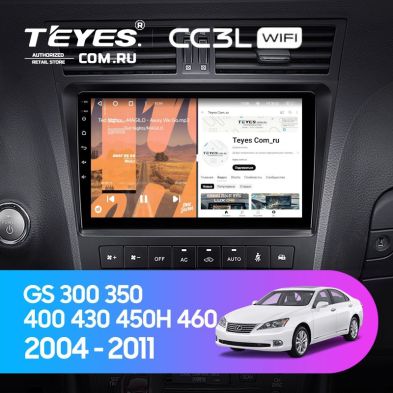Штатная магнитола Teyes CC3L WiFi 2/32 Lexus GS300 350 400 430 450h 460 (2004-2011)
