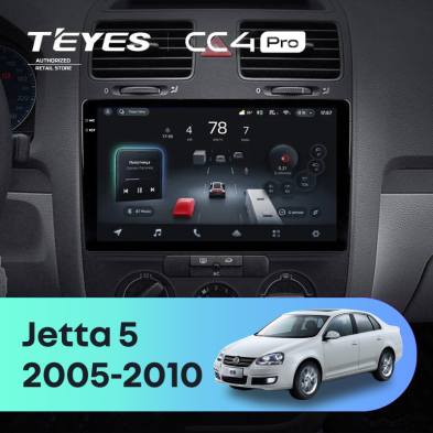 Штатная магнитола Teyes CC4 Pro 12/256 Volkswagen Jetta 5 (2005-2010)