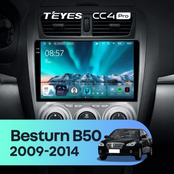 Штатная магнитола Teyes CC4 Pro 12/256 FAW Besturn B50 (2009-2014) F2