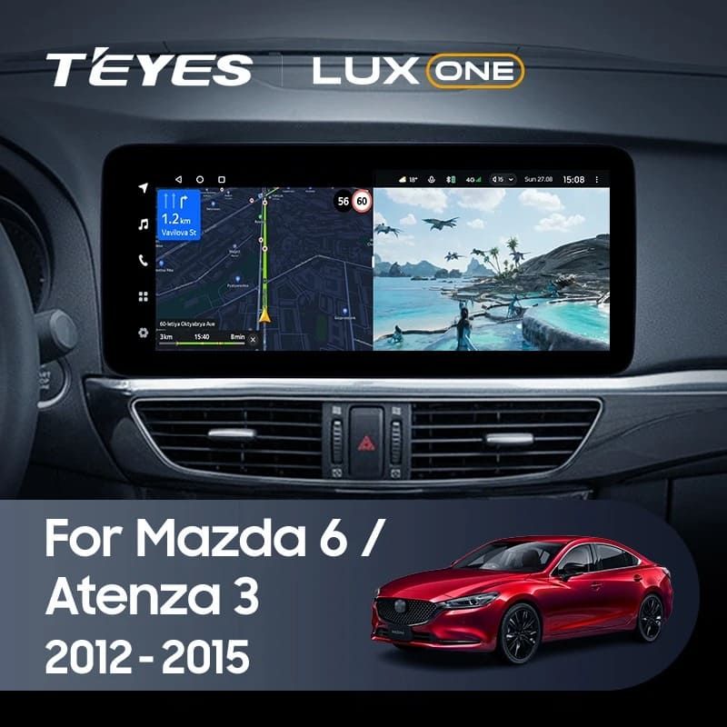 Штатная магнитола Teyes LUX ONE 4/32 Mazda 6 GJ (2012-2015) Тип-B
