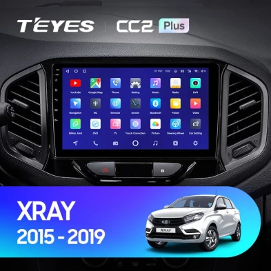 Штатная магнитола Teyes CC2L Plus 1/16 Lada Xray (2015-2022)