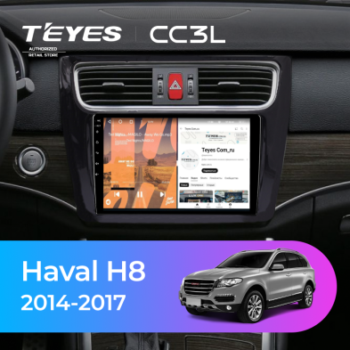 Штатная магнитола Teyes CC3L 4/64 Haval H8 (2014-2017)