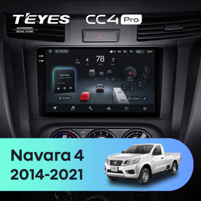 Штатная магнитола Teyes CC4 Pro 12/256 Nissan Navara D23 IV (2014-2021) Тип-A