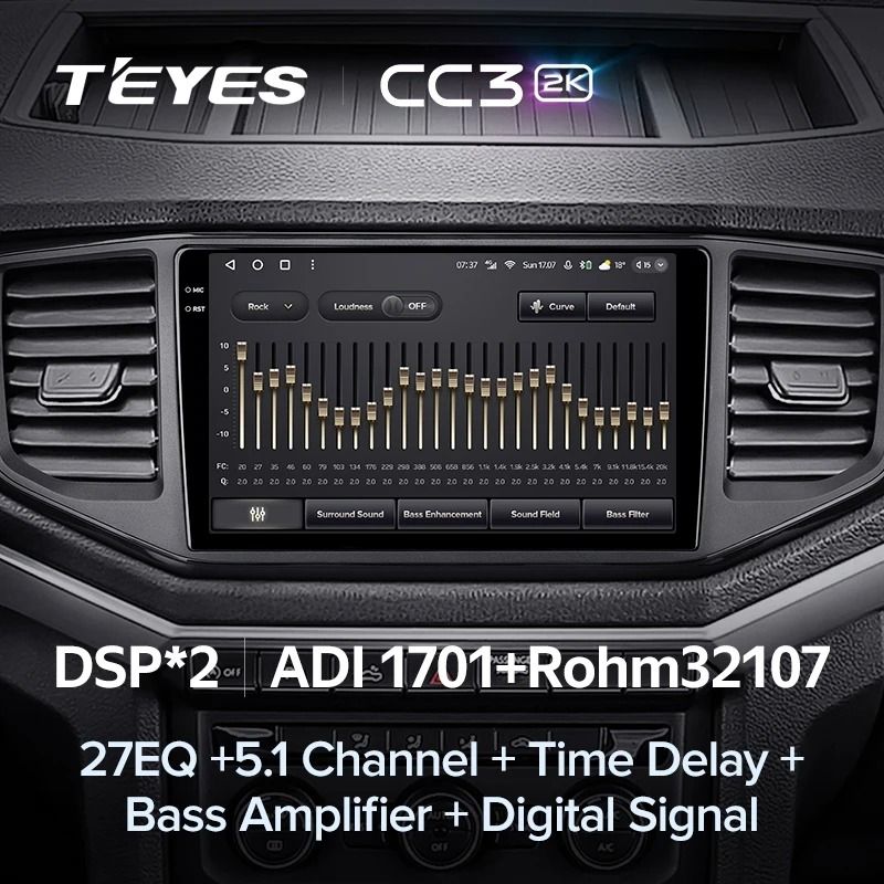 Штатная магнитола Teyes CC3 2K 6/128 Volkswagen Amarok 1 (2016-2020)