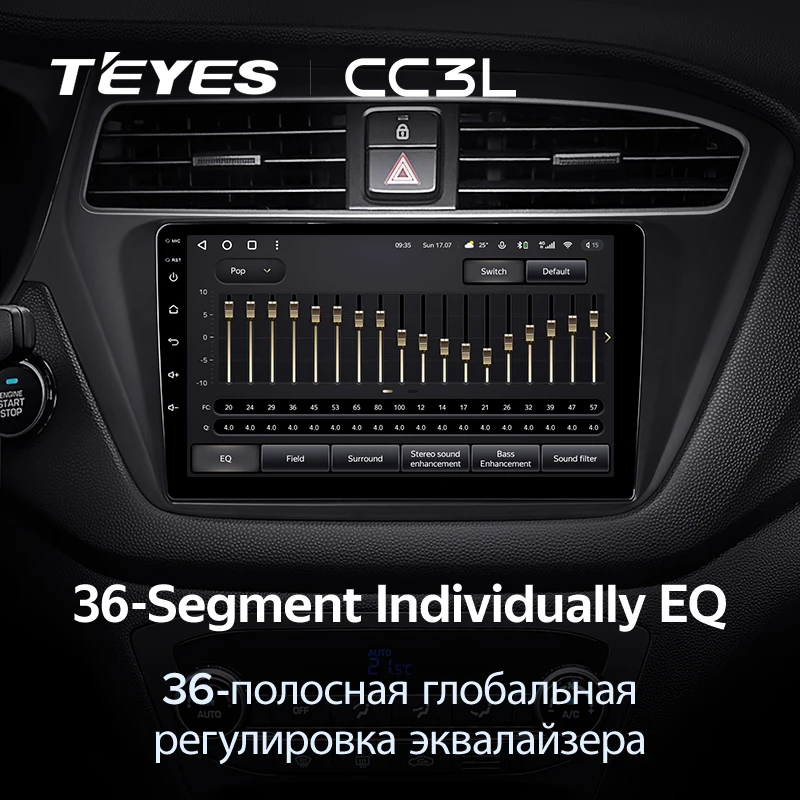 Штатная магнитола Teyes CC3L 4/32 Hyundai i20 2 GB (2018-2020)