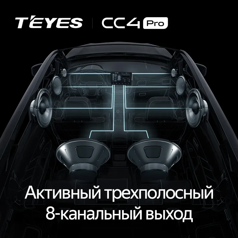 Штатная магнитола Teyes CC4 Pro 8/128 Opel Zafira Life (2019-2024)