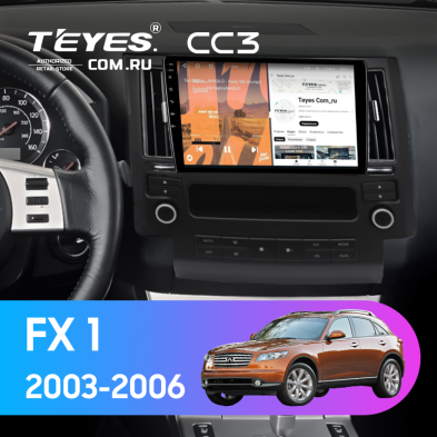 Штатная магнитола Teyes CC3 4/32 Infiniti FX 1 (S50) (2003-2006)