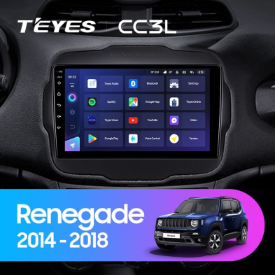 Штатная магнитола Teyes CC3L 4/32 Jeep Renegade (2014-2018)