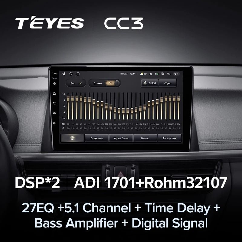 Штатная магнитола Teyes CC3 4/32 Kia Optima 4 JF (2015-2020) Тип-A