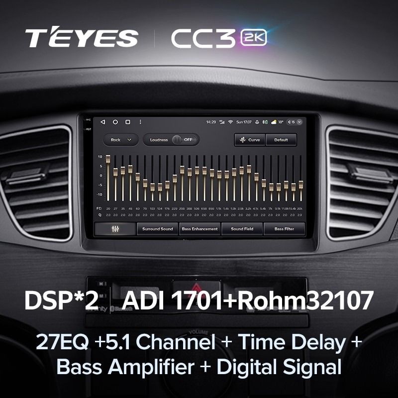 Штатная магнитола Teyes CC3 2K 4/64 Kia Cadenza K7 (2011-2012)