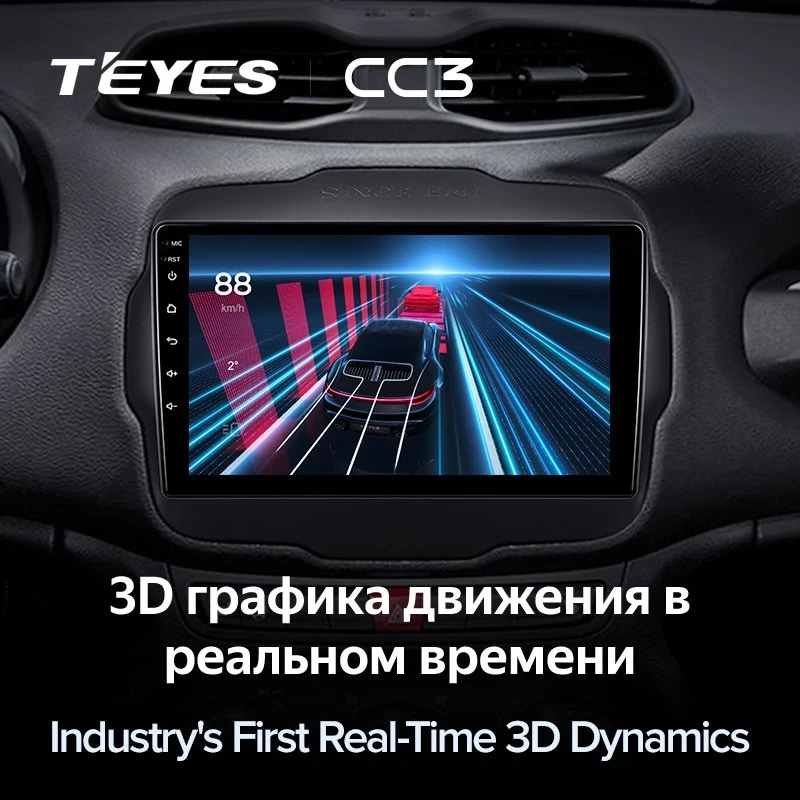 Штатная магнитола Teyes CC3 4/32 Jeep Renegade (2014-2018)
