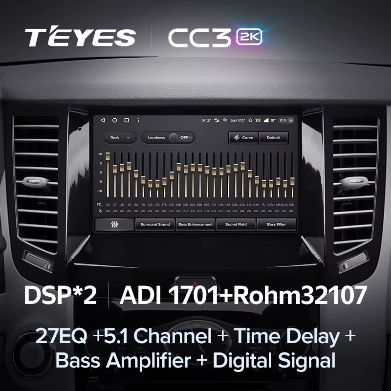 Штатная магнитола Teyes CC3 2K 4/64 Infiniti FX35 2 (2009-2013) Тип-B