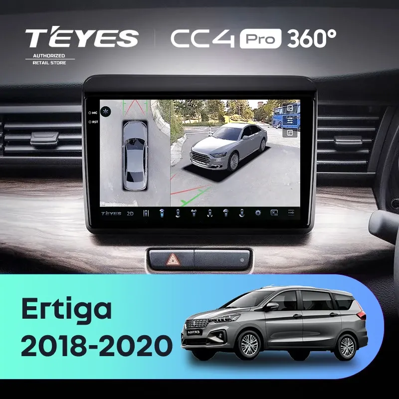 Штатная магнитола Teyes CC4 Pro 360 8/128 Suzuki Ertiga (2018-2020)