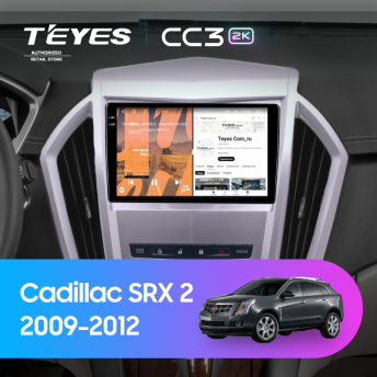 Штатная магнитола Teyes CC3 2K 6/128 Cadillac SRX 2 (2009-2012)