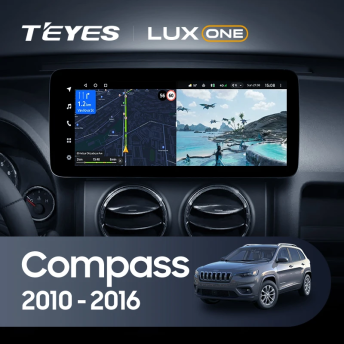 Штатная магнитола Teyes LUX ONE 4/32 Jeep Compass MK (2010-2016)