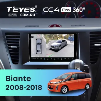 Штатная магнитола Teyes CC4 Pro 360 12/256 Mazda Biante (2008-2018)