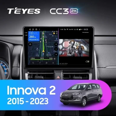 Штатная магнитола Teyes CC3 2K 4/64 Toyota Innova 2 (2015-2023)