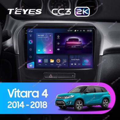 Штатная магнитола Teyes CC3 2K 4/64 Suzuki Vitara 2 (2014-2018)