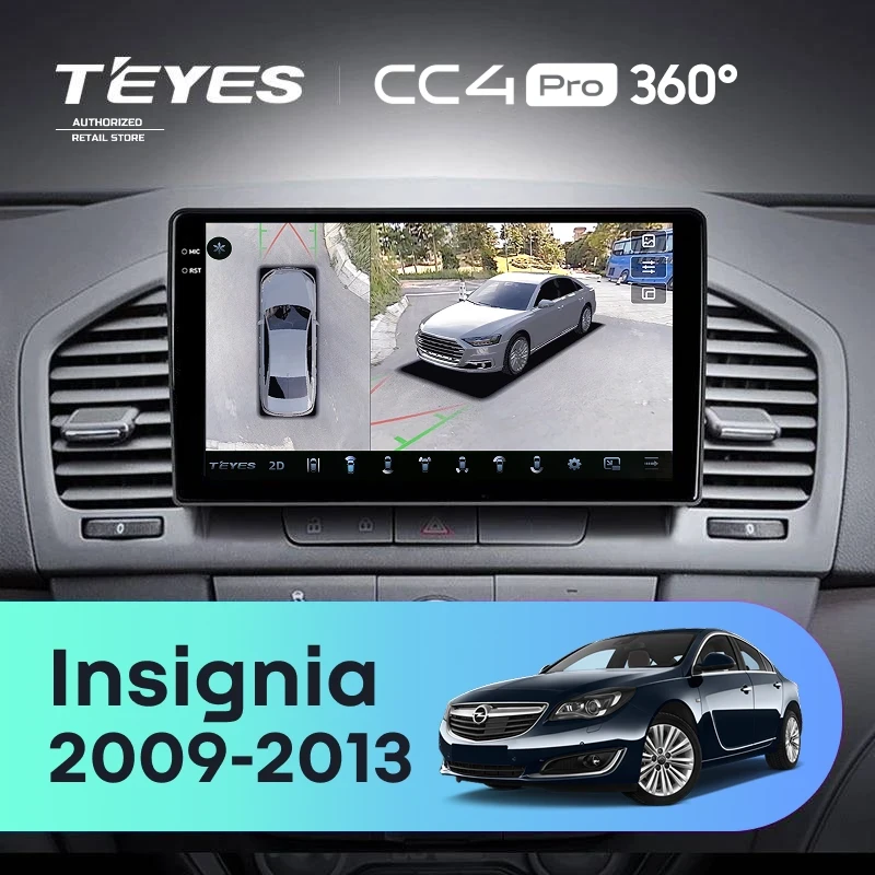 Штатная магнитола Teyes CC4 Pro 360 8/128 Opel Insignia (2009-2013)