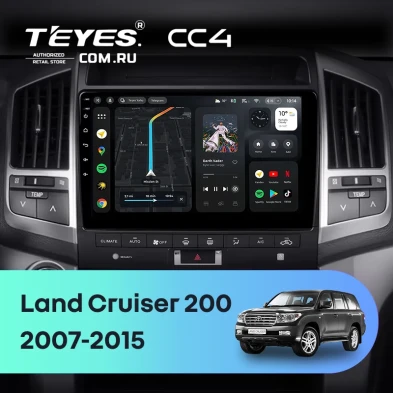 Штатная магнитола Teyes CC4 8/128 Toyota Land Cruiser 11 200 (2007-2015) F3 Тип-C