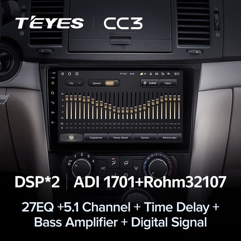Штатная магнитола Teyes CC3 4/32 Chevrolet Epica 1 (2006-2012)