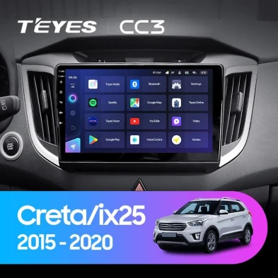 Штатная магнитола Teyes CC3 6/128 Hyundai Creta (2015-2020)