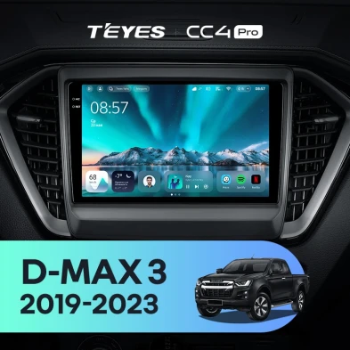 Штатная магнитола Teyes CC4 Pro 8/128 lsuzu D-MAX 3 RG (2019-2023)