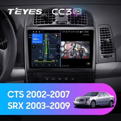 Штатная магнитола Teyes CC3 2K 360 6/128 Cadillac SRX (2003-2009)