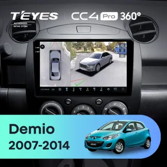 Штатная магнитола Teyes CC4 Pro 360 8/128 Mazda Demio DE (2007-2014)