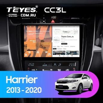 Штатная магнитола Teyes CC3L 4/32 Toyota Harrier XU60 (2013-2020) F2