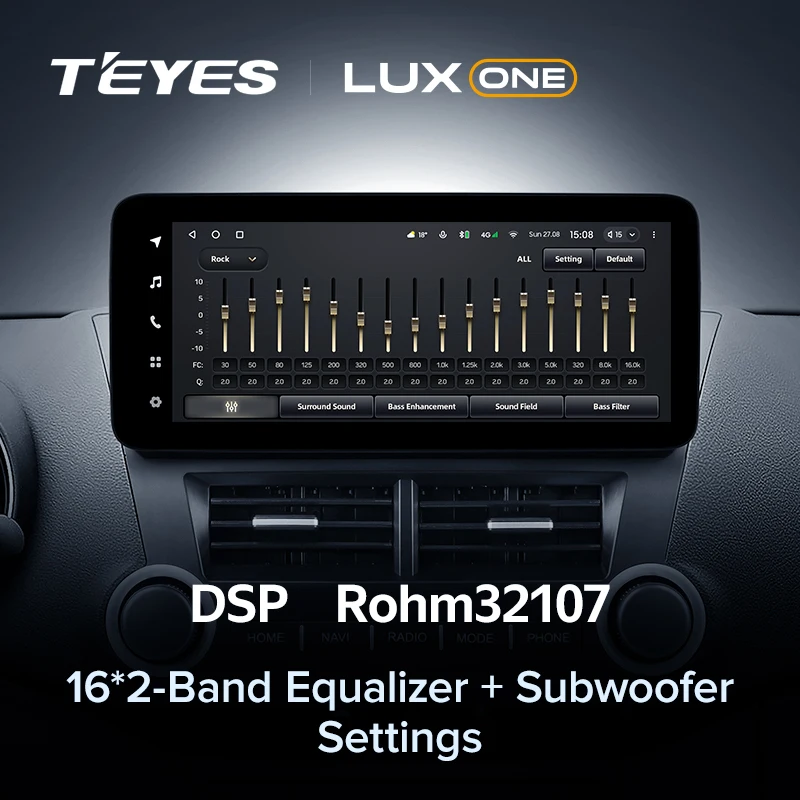 Штатная магнитола Teyes LUX ONE 4/32 Toyota Highlander 2 XU40 (2007-2013)