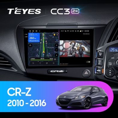 Штатная магнитола Teyes CC3 2K 360 6/128 Honda CR-Z 1 (2010-2016) Правый руль