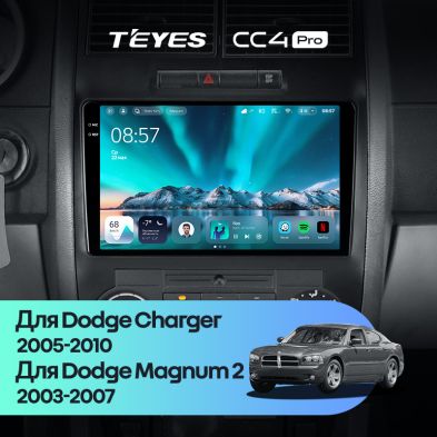 Штатная магнитола Teyes CC4 Pro 12/256 Dodge Charger 6 LX (2005-2010)