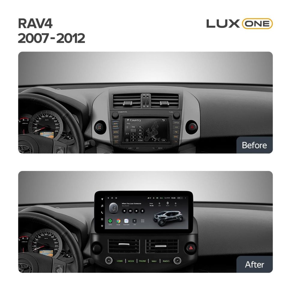 Переходная рамка Toyota RAV4 XA30 (2007-2012) (12,3")