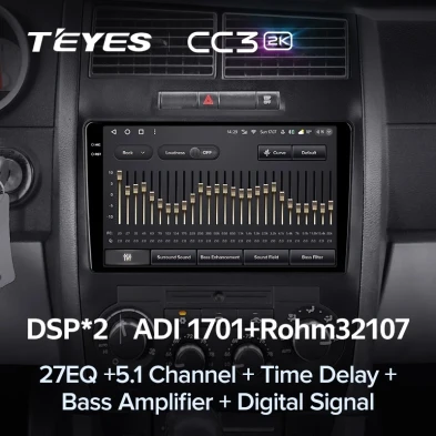 Штатная магнитола Teyes CC3 2K 4/32 Dodge Magnum 2 (2003-2007)